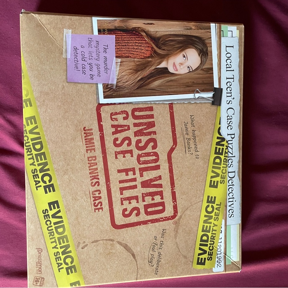 Jamie Banks Unsolved Case Files Game